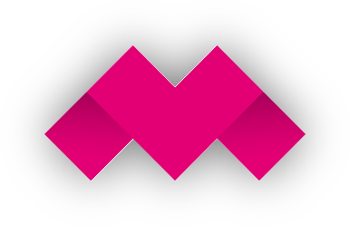 Ikona zestawu słuchawkowego w kolorze różowym.